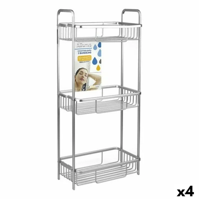 Etagère de salle de bain Confortime 62143 29 x 18 x 65,5 cm (4 Pièces)