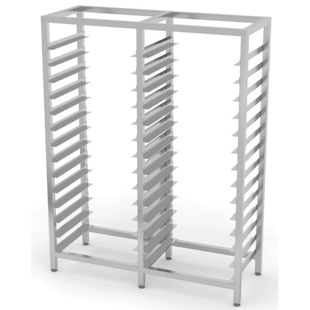 Etagère gastronomique en inox pour tôle 28x600x400 mm Polgast 370614