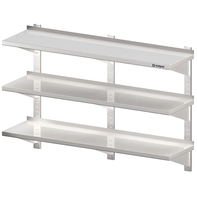 Etagère réglable en acier inoxydable 3-Poz 140x30 Stalgast