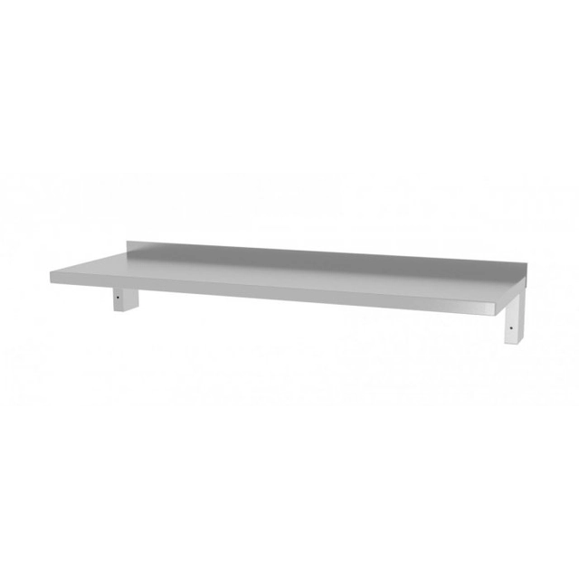 Etagère suspendue pour appareils, renforcée par deux consoles 1000 x 300 x 250 mm POLGAST 383103 383103