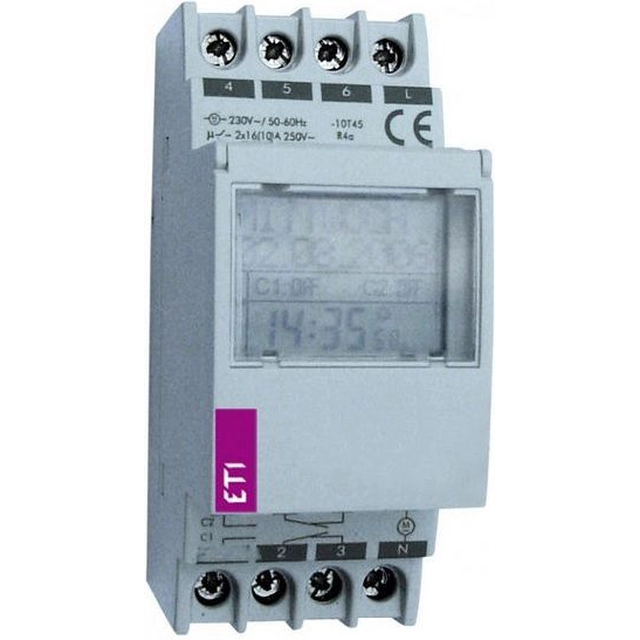 Eti-Polam Astronomical timer 2 channels 16A ASTROCLOCK-2 (002472051)