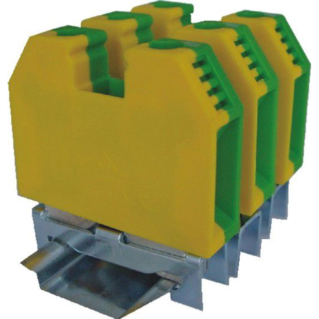 Eti-Polam Conector roscado de protección para carril 16mm2 amarillo-verde VS 16 PE (003901518)