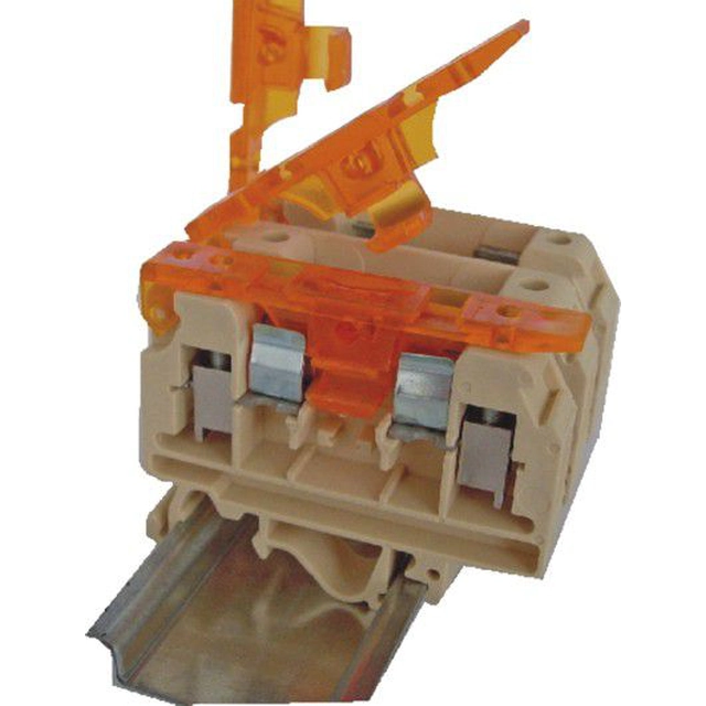 Eti-Polam Fuse rail terminal block 4mm2 32A G 5x20mm VSV 4 (003901360)