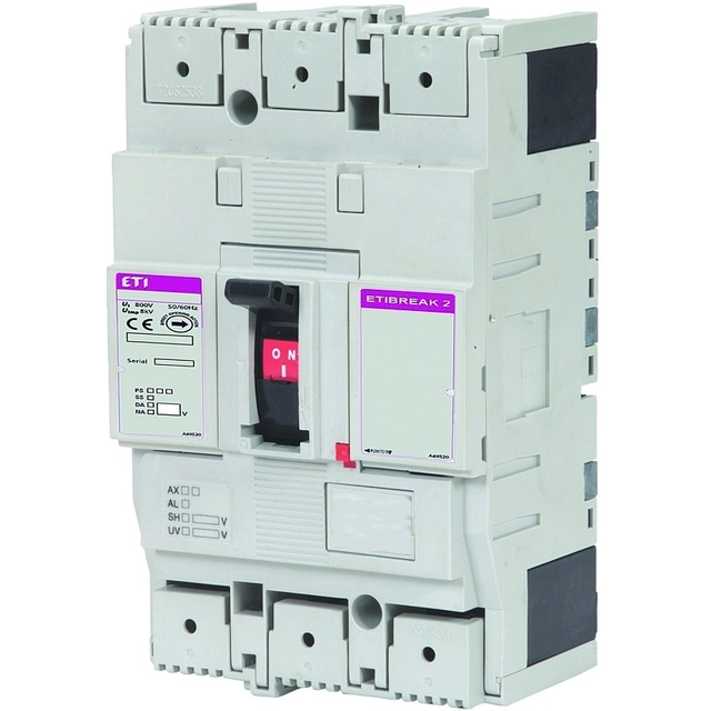 Eti-Polam Interrupteur sectionneur ED2 630/3 3P 630A 9kA - 004671275