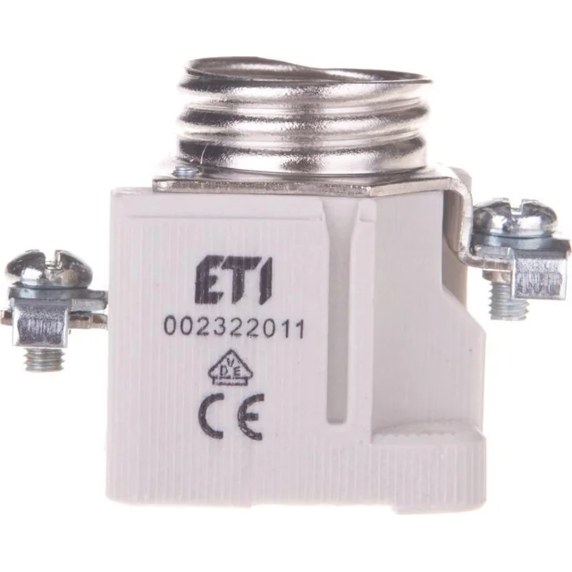 Eti-Polam πρίζα ασφάλειας για ράγα 1P E27 DII 25A 500V EZV 25-ZP 002322017