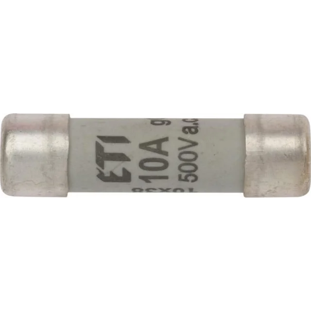 Etipo ETI Polam Sicherungseinsatz 002620007 gG 10A 500V 10x38mm zylindrische Zeitverzögerung