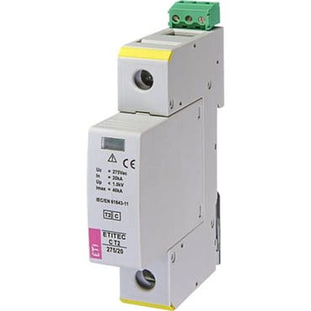 ETITEC AC surge arrester 1P 20kA T2 SPCT2- 275/20 (002440393)