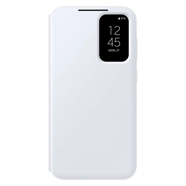 Étui portefeuille Samsung Smart View pour Galaxy S23 FE blanc