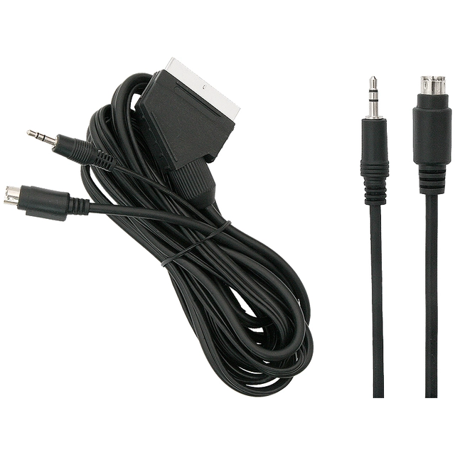 EURO-PLUG-liitäntä JACK3,5ST+S-VHS 3m