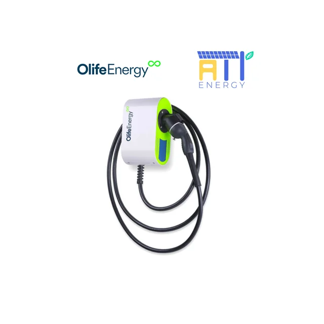 EV Charger OlifeEnergy WallBox Base with straight cable