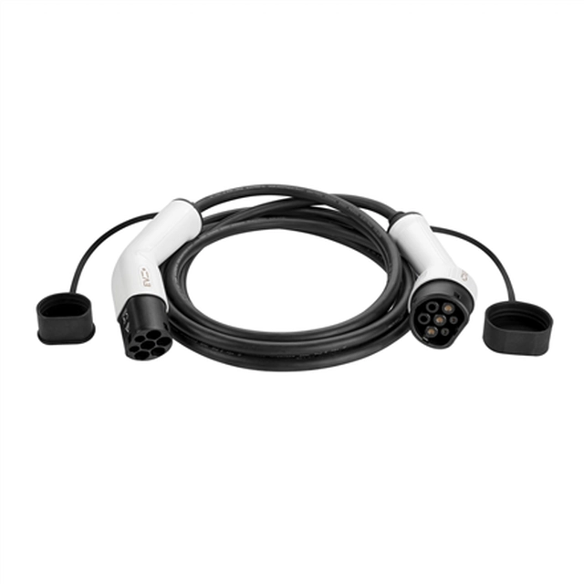 EV+ Charging Cable Type 2 to Type 2 32A 3 Phase 5m | EV+ | EV-CB-T2-32-3P-W | EV+ Charging Cable Type 2 to Type 2 32A 3 Phase | 5 m