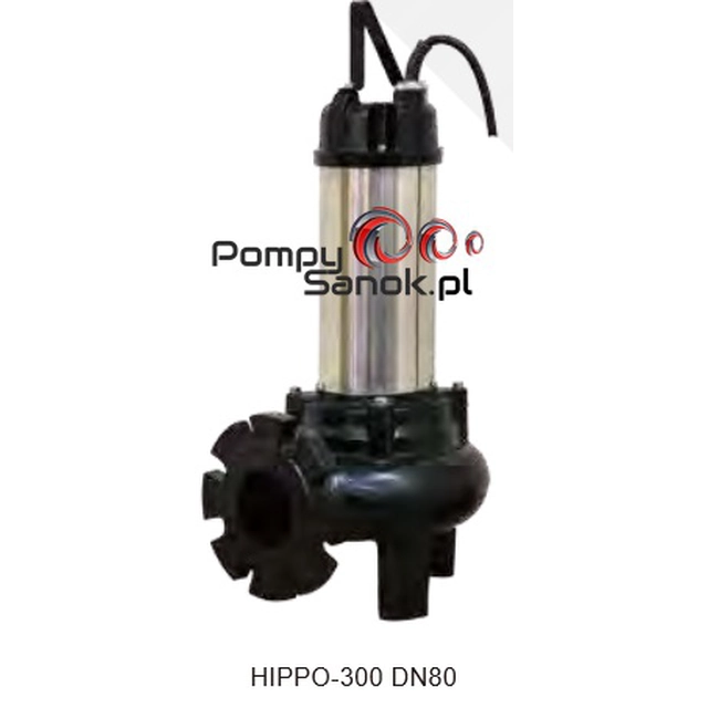 EVAK HIPPO dränkbar pump 200 T DN80