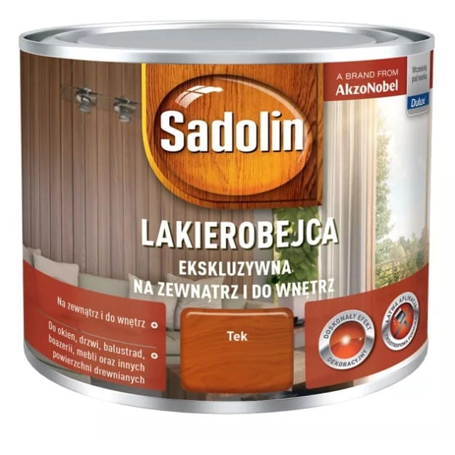 Exklusive Lackbeize für Sadolin-Teakholz, 0,25 l