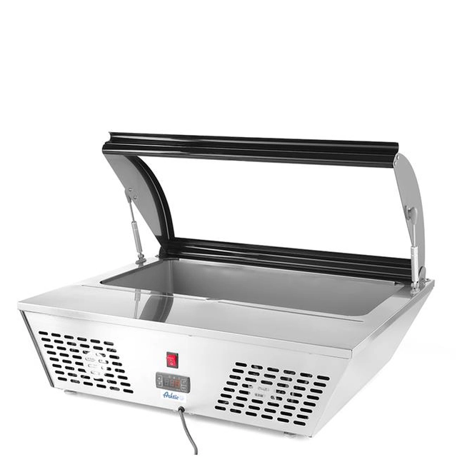 Expositor ajustável para salada refrigerada 67L