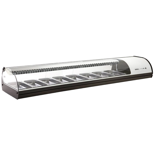 Expositor Refrigerado para Sushi 10x Gn 1/3 Sayl Branco Vs10b