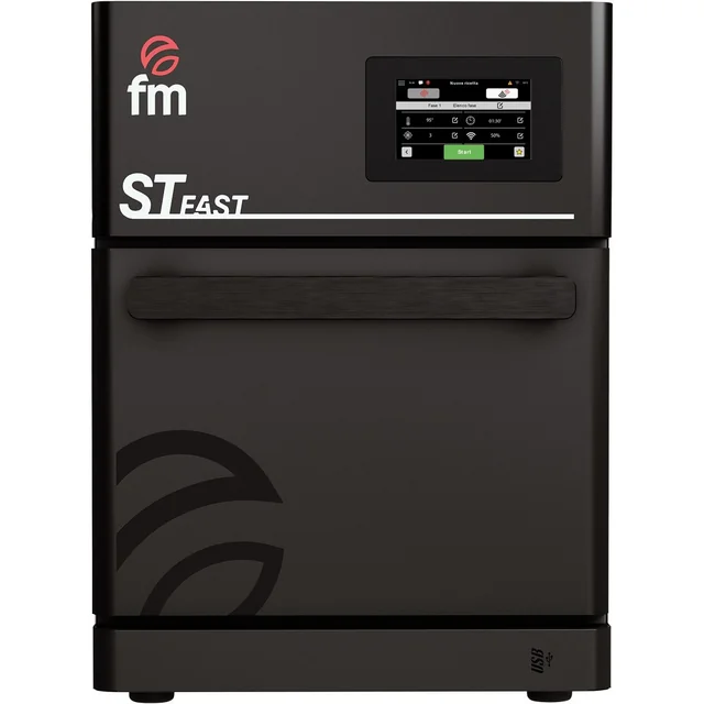 Expresní provoz kombinované mikrovlnné trouby St-Fast 230V Black Fm Industrial