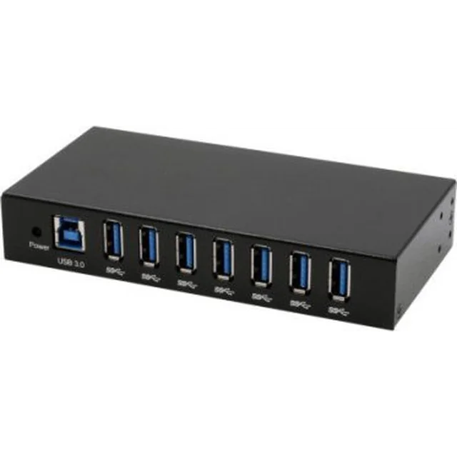 Exsys EXSYS EX-11237HMS 7-portowy HUB USB 3.2 Gen 1 Din-Rail Kit z chipsetem VIA VL811+