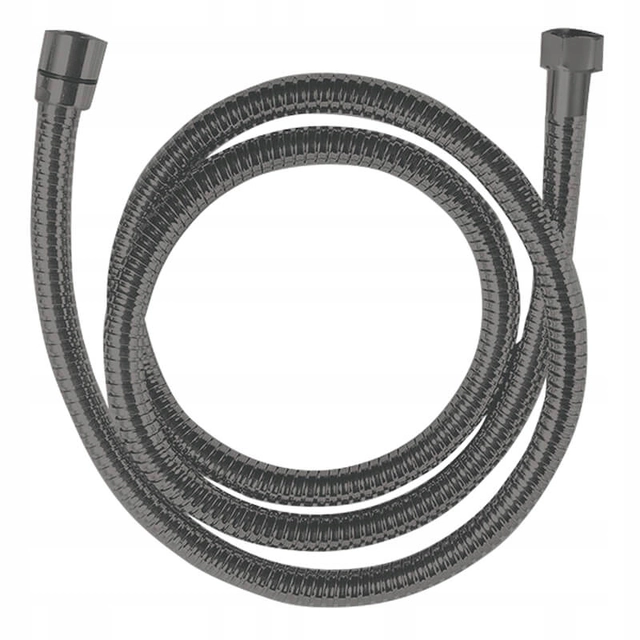 EXTENDABLE SHOWER HOSE 1500 1800MM GRAPHITE