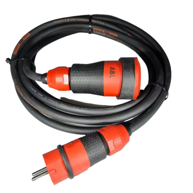 Extension cord 7.5 Titanex meters H07RN-F rubberized cable 3G2.5 16A 230V IP54 increased impact resistance