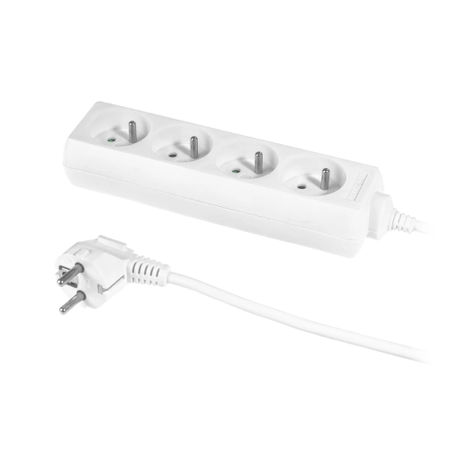Extension cord with 4 sockets with ground 1.5m Plastrol
