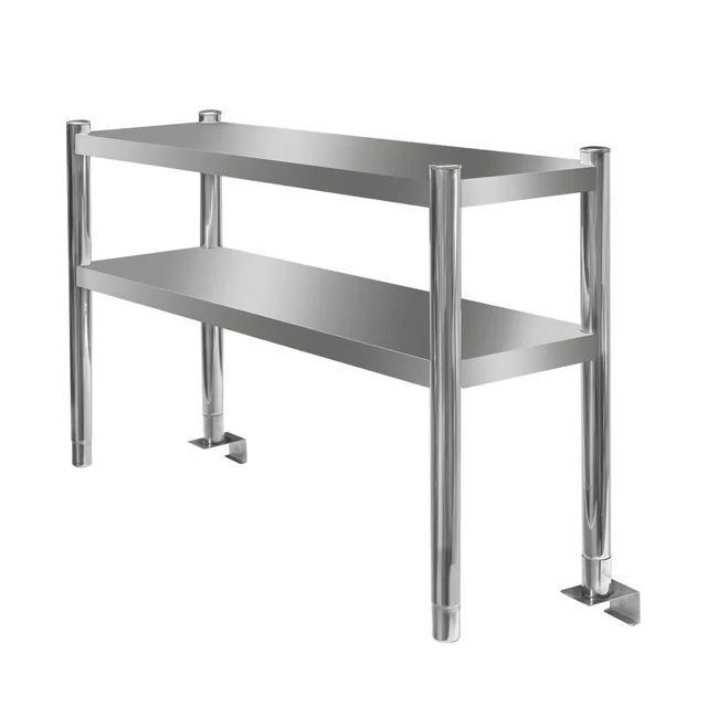 Extension for Catering Table 2-półkowa 100x30x60cm Stainless Steel