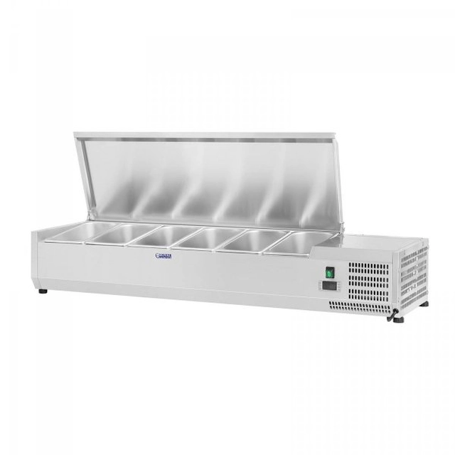 Extension réfrigération - 5 x GN 1/3 - 150 x 39 cm ROYAL CATERING 10010951 RCKV-150/39-S5