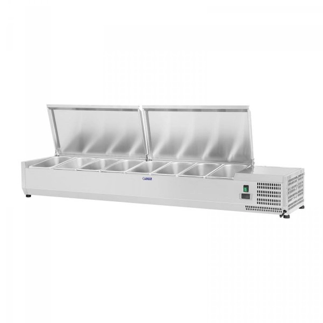 Extension réfrigération - 8 x GN 1/3 - 180 x 39 cm ROYAL CATERING 10010949 RCKV-180/39-S8