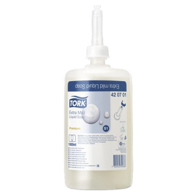 Extra gentle liquid soap cosmetic product 6 pcs.Tork 420701