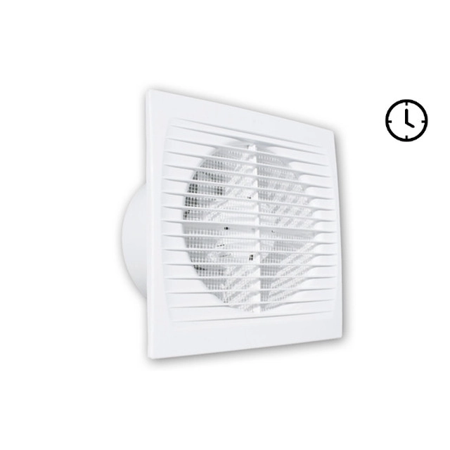 Extractable bathroom fan Tecnosystemi, Open-T with timer