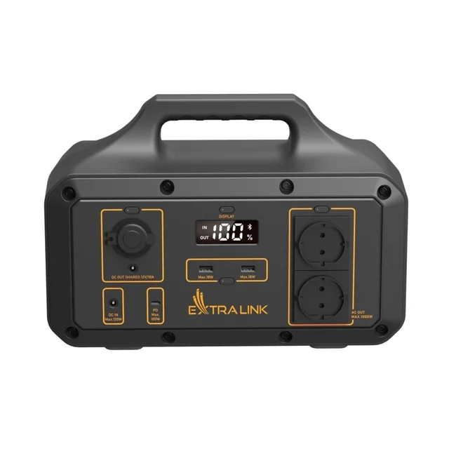 Extralink EPS-S1000S centrale électrique portable 6 Lithium-ion (Li-Ion) 46000 mAh 1000 W 13 kg