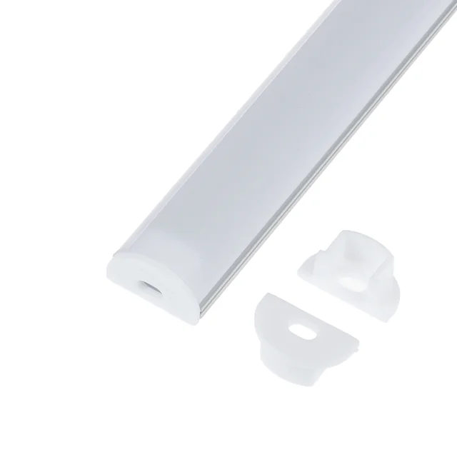 Extremidade do perfil T-LED TUBE Escolha da variante: Com furo