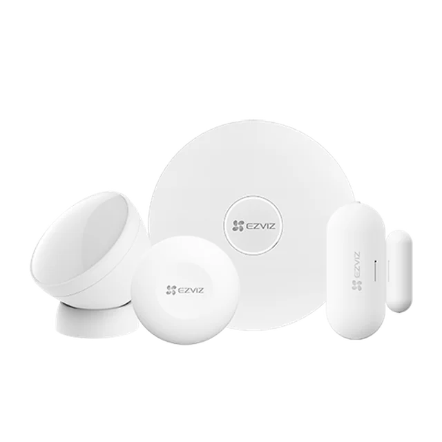 EZVIZ Smart Home Alarm System Kit, trådlös, CS-B1-HomeSensorKit