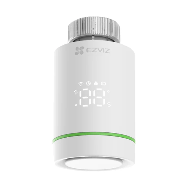 EZVIZ Smart-Thermostat für Heizkörper, LED-Anzeige, kabellose ZigBee-Kommunikation CS-T55-R100-G