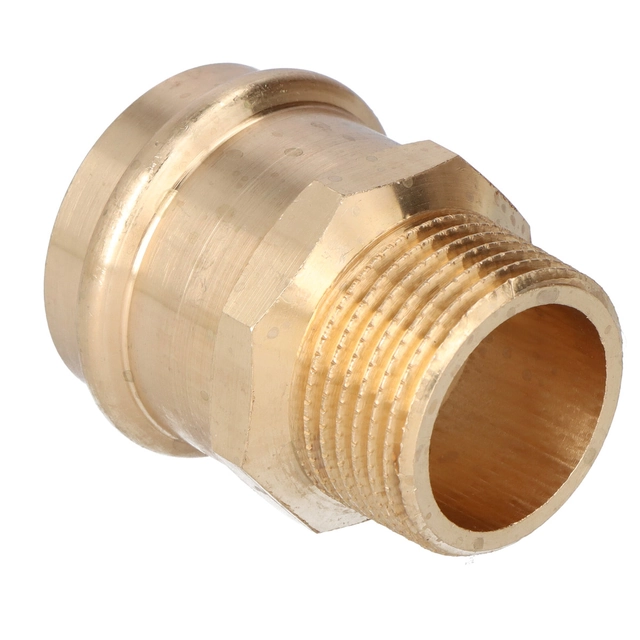 Adapter nipple, external thread,35x1 bronze B Press