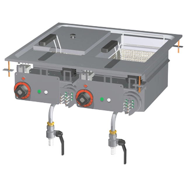 F2/10D - 66 ET Elektrická dvojitá fritéza