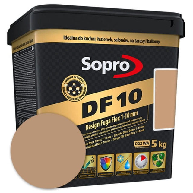 Flexible joint Sopro DF 10 caramel (38) 2.5 kg