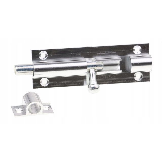 Narrow profile latch 75X25X0.9MM SILVER