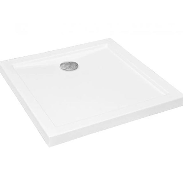 Besco Aquarius Slimline square shower tray 80 x 80 cm - ADDITIONALLY 5% DISCOUNT FOR CODE BESCO5