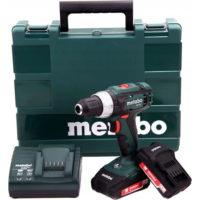 Metabo SB drill/driver 18 L 18 V 2 x battery 2 Ah