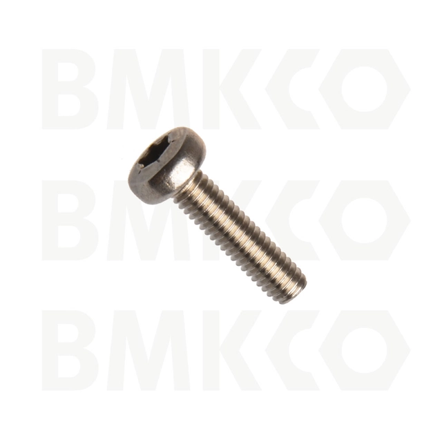 Iso 14583 (~ din 7985), Hexagon socket head cap screw, Torx groove, Steel 4.8, Zinc plated white, m5x10 mm