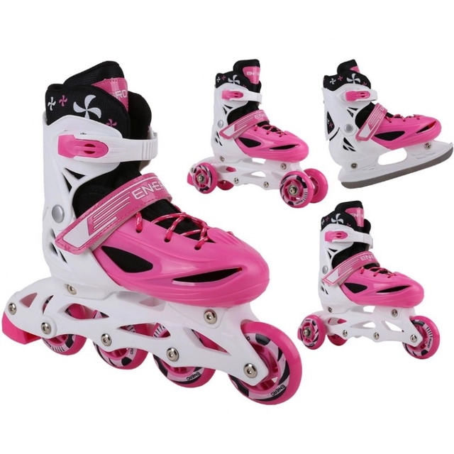 Roller skates 4W1 Energy 30-33 PINK #H1 VK1