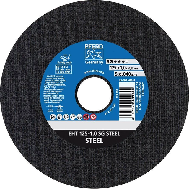 PFERD SG STEEL cutting disc