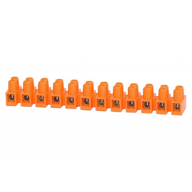 terminal block 12 track.4mm2 orange ONLINE