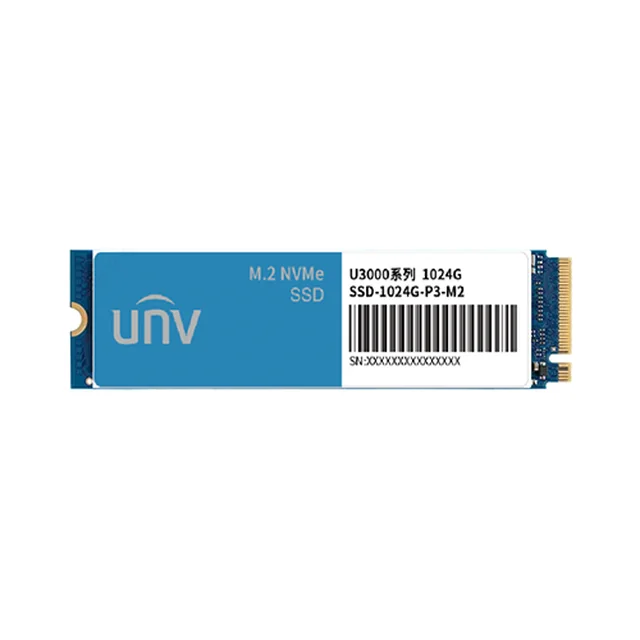 SSD storage drive 1024GB M.2 PCIe3 NVMe U3000 - UNV SSD-1024G-P3-M2