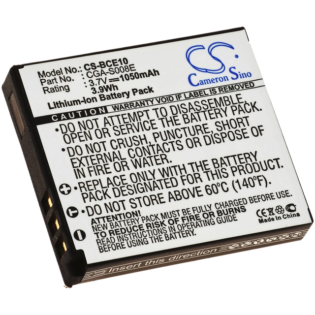 Compatible battery Panasonic Lumix DMC-FX37S