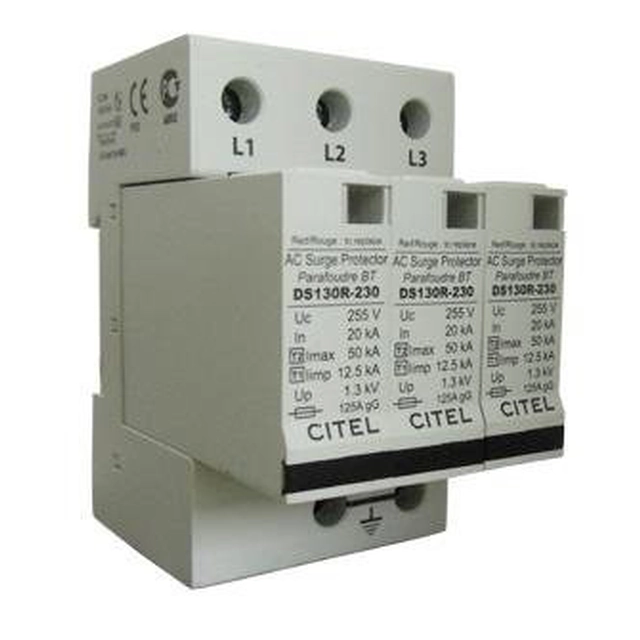 Surge arrester Type 1+2 (BC)37,5KA 3P DS133R-230