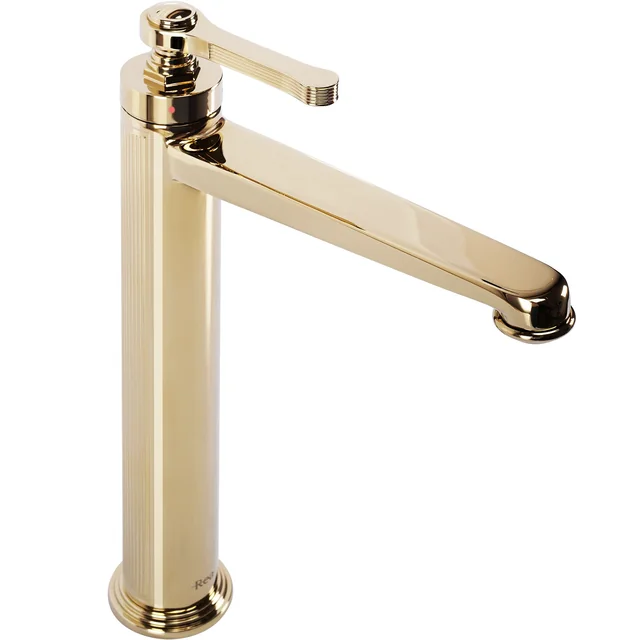 REA Monaco Gold High Washbasin Faucet