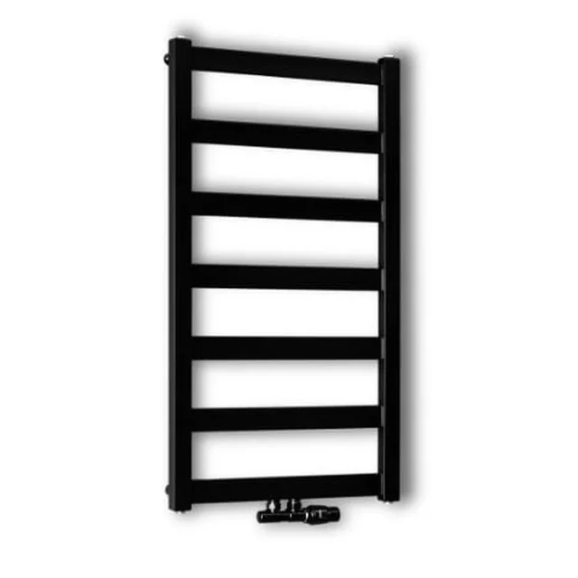 Komex Sara ZDC 670x540 bathroom radiator, black