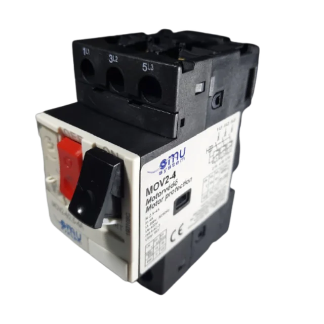 Switch 0.4-0.63A magneto-thermal motor protection mounted on rail IP20