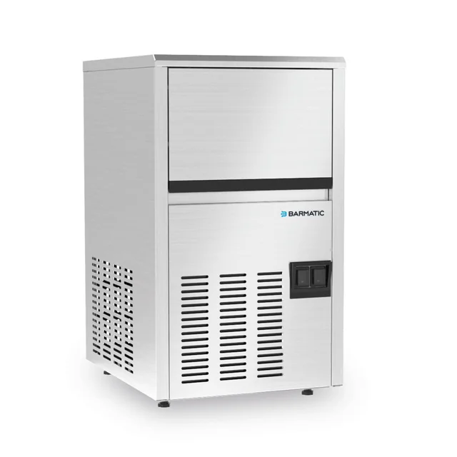 Fabbricatore di ghiaccio sottobanco raffreddato ad aria Coolice 21kg/24h, capacità 4 kg, Barmatico